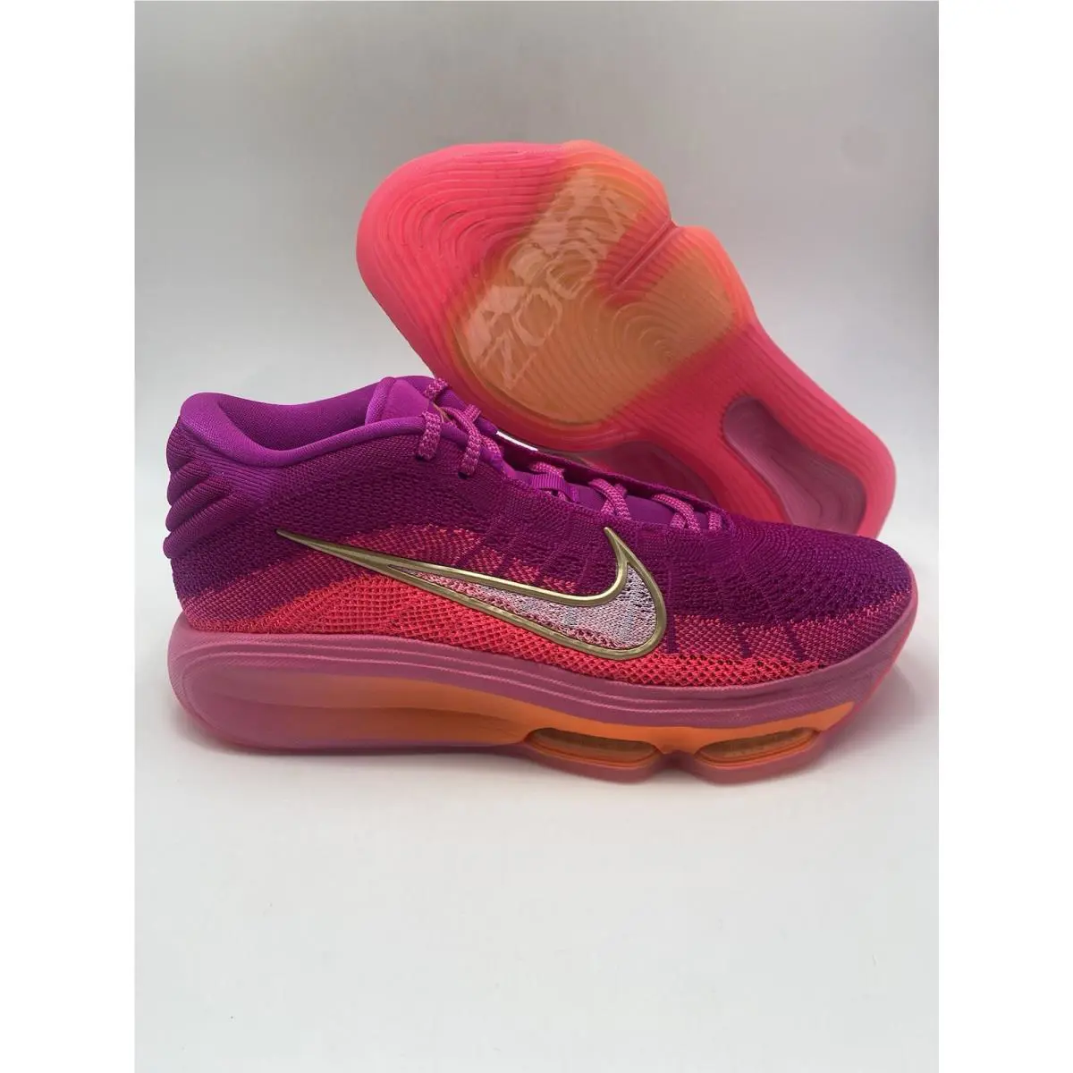 Nike W G.t. Hustle 3 Hyper Pink White HV2000 601 Women`s Sz 11.5/Men`s Sz 10