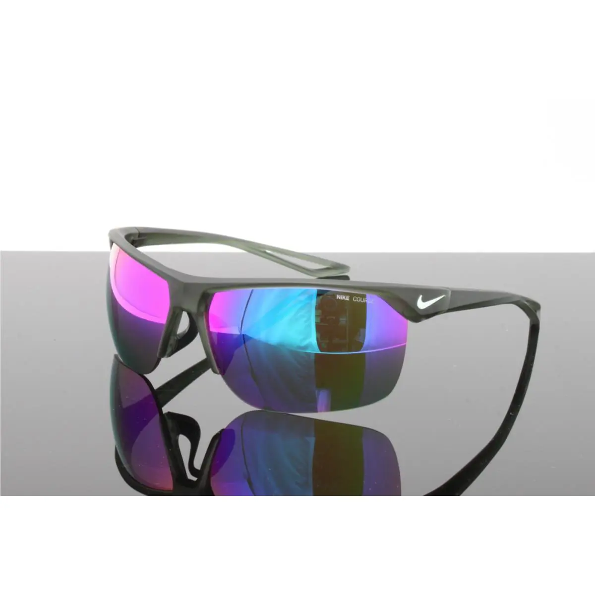 Men`s Sunglasses Trainer M EV1013 304 Mineral Spruce 67mm Mirrored Lens by Nike