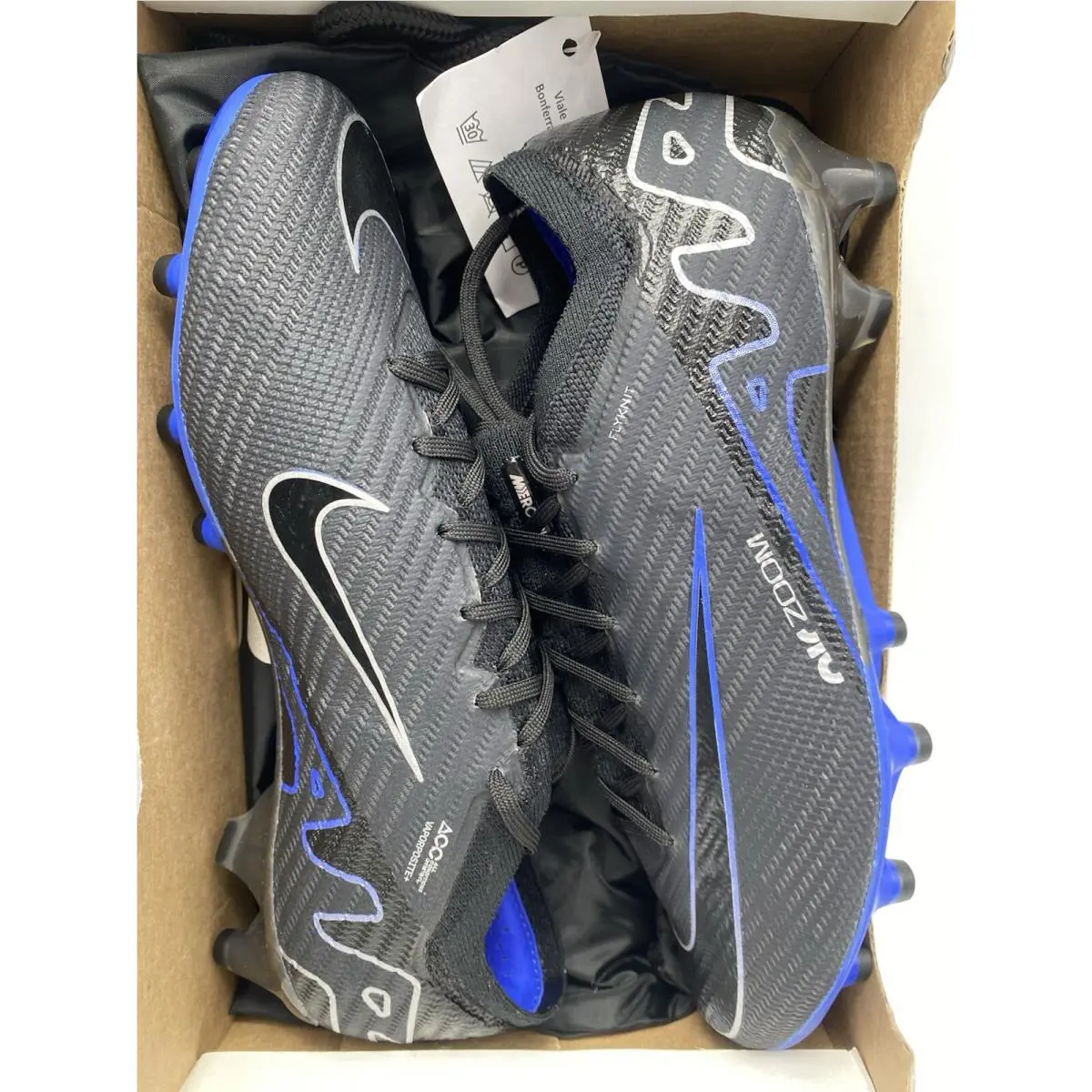 Nike shoes - Nike Zoom Vapor - Zoom Vapor - DJ5167 040 - Black/Chrome-Hyper Royal (UPC: 196608035398) 6