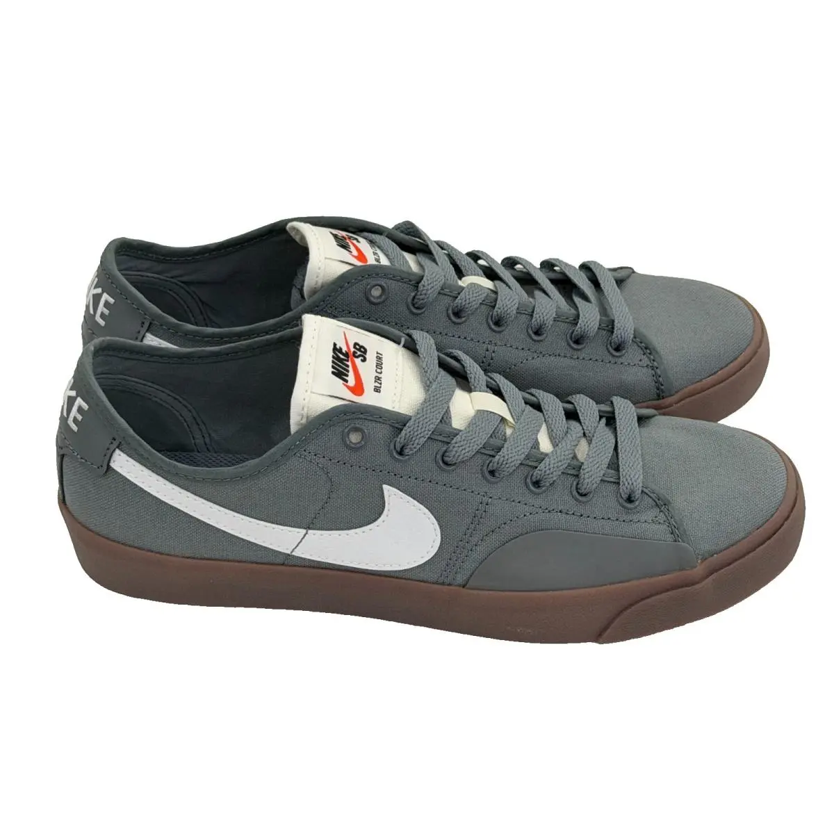 Nike Blazer Court SB Men`s 7.5 Cool Gray Gum Low Top