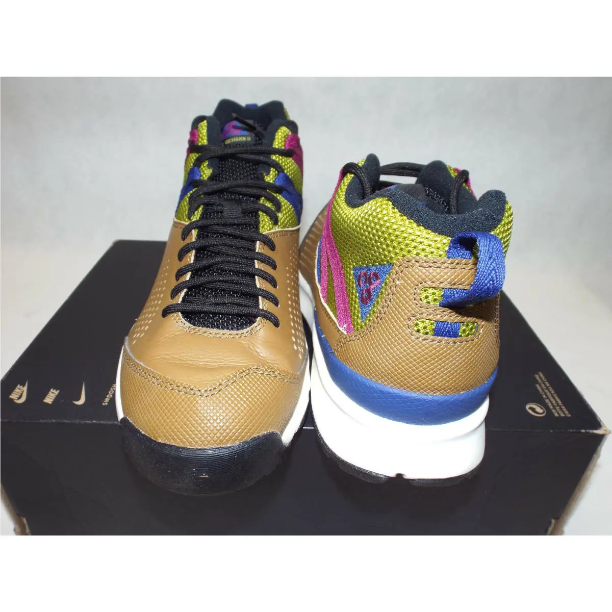 Nike shoes - Okwahn 2 II - Okwahn - 525367-201 - Golden Beige & Deep Royal Blue 2