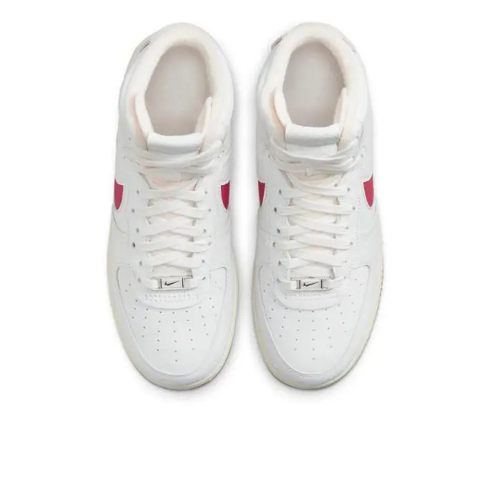 Nike shoes - Air Force 1 High Sculpt `White Gym Red` - DC3590-100 - Summit White/Summit White/Coconut Milk/Gym 2