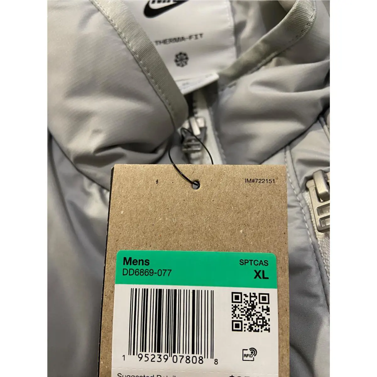 Nike clothing - Sportswear Therma-FIT - Sportswear - Gray (UPC: 0195239078040) 10
