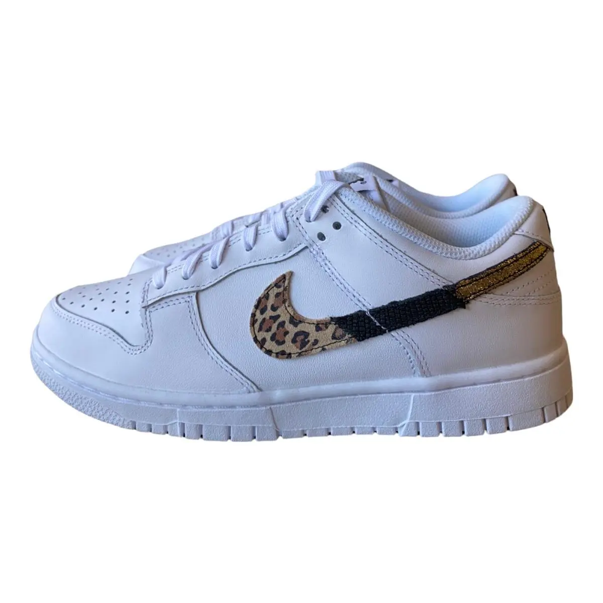 Dunk Low SE Primal White Leopard DD7099-100 Women`s Size 7.5 by Nike