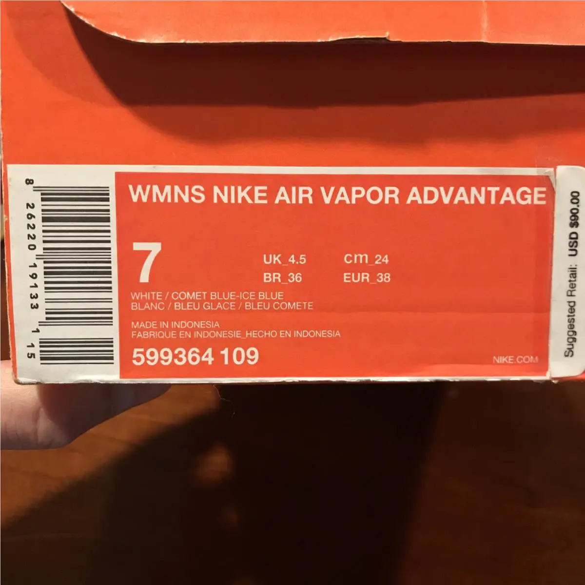 Nike shoes - Nike Air Vapor Advantage - Air Vapor Advantage - White 1