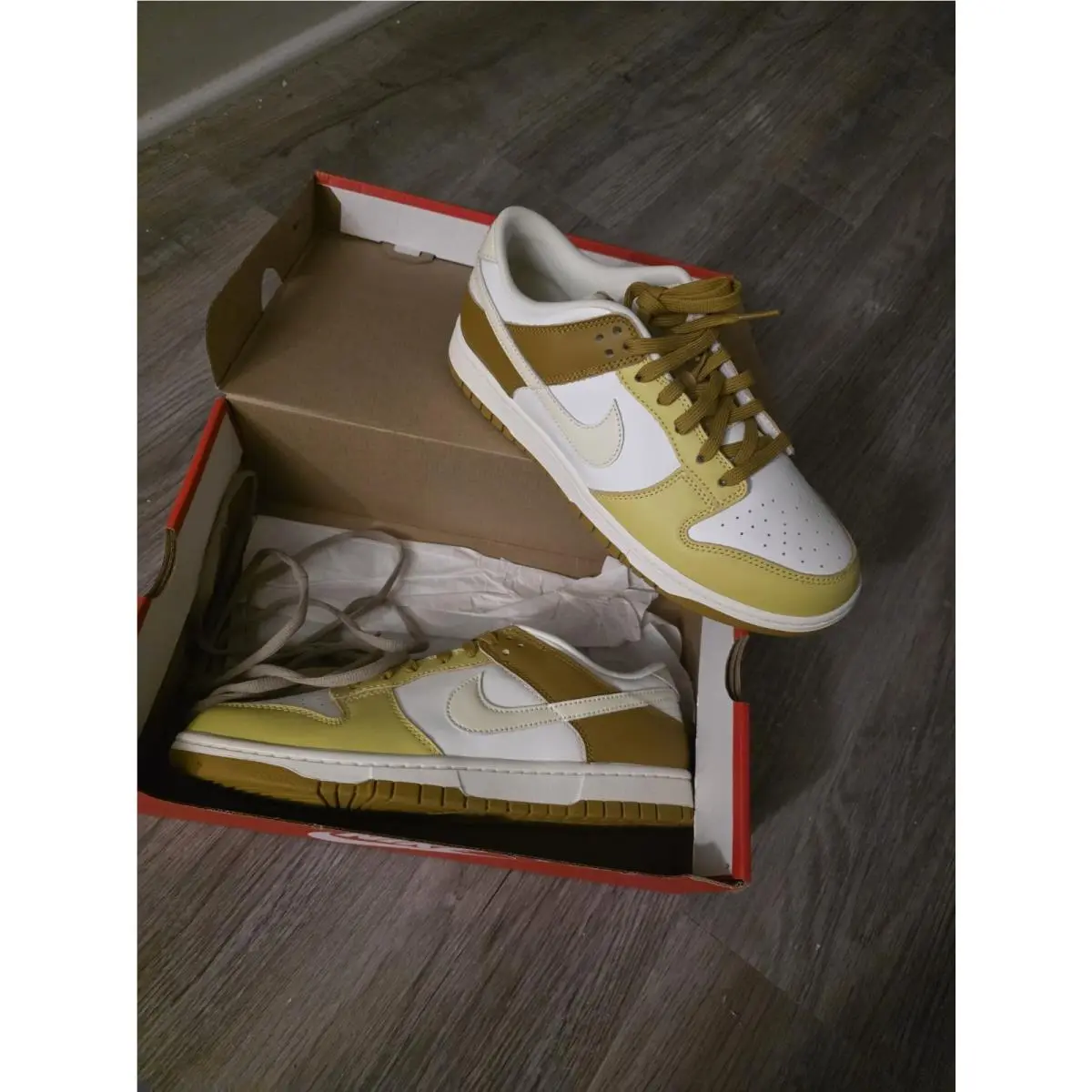 Size 11 -  Dunk Low Bronzine by Nike