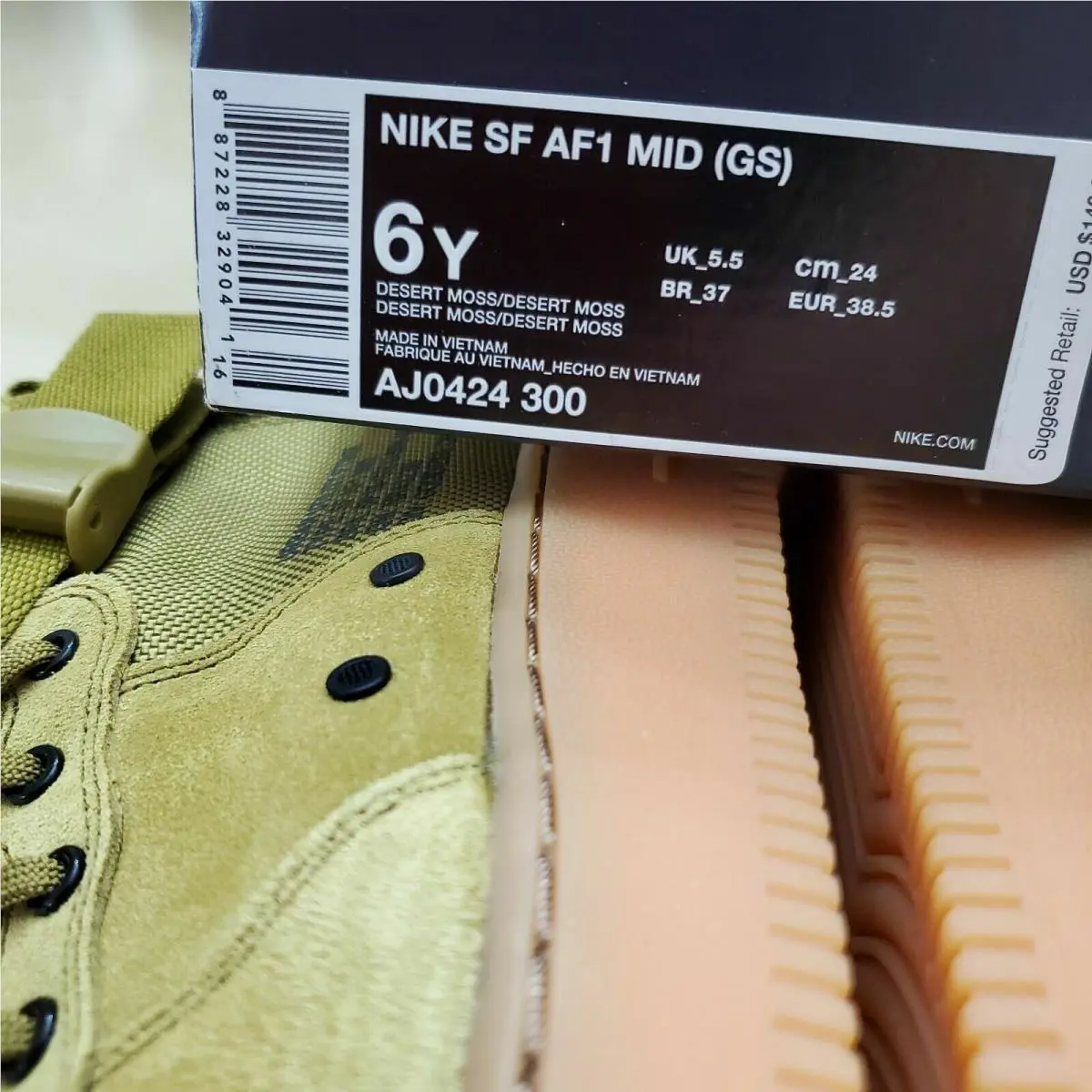 Nike shoes - Nike SF Air Force 1 Mid - AJ0424-300 - Green (UPC: 887228329041) 8