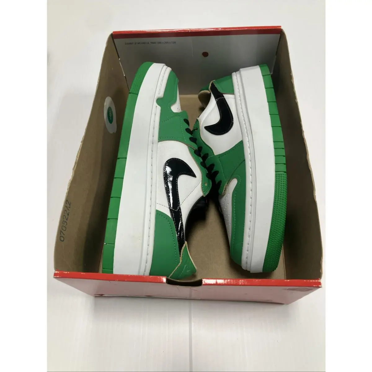 Nike shoes - Air Jordan 1 Elevate Low - DQ8394-301 - Green/White/Black 12