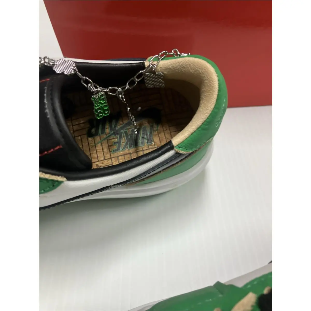 Nike shoes - Air Jordan 1 Elevate Low - DQ8394-301 - Green/White/Black 10