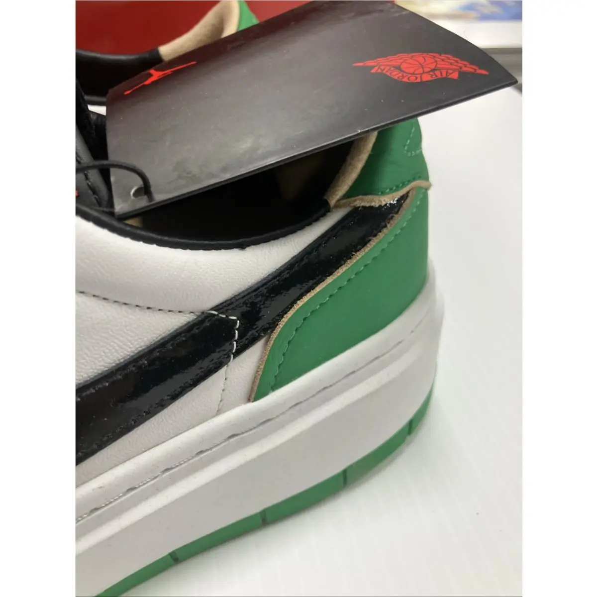 Nike shoes - Air Jordan 1 Elevate Low - DQ8394-301 - Green/White/Black 2