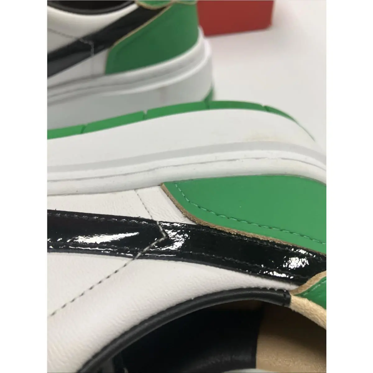 Nike shoes - Air Jordan 1 Elevate Low - DQ8394-301 - Green/White/Black 4