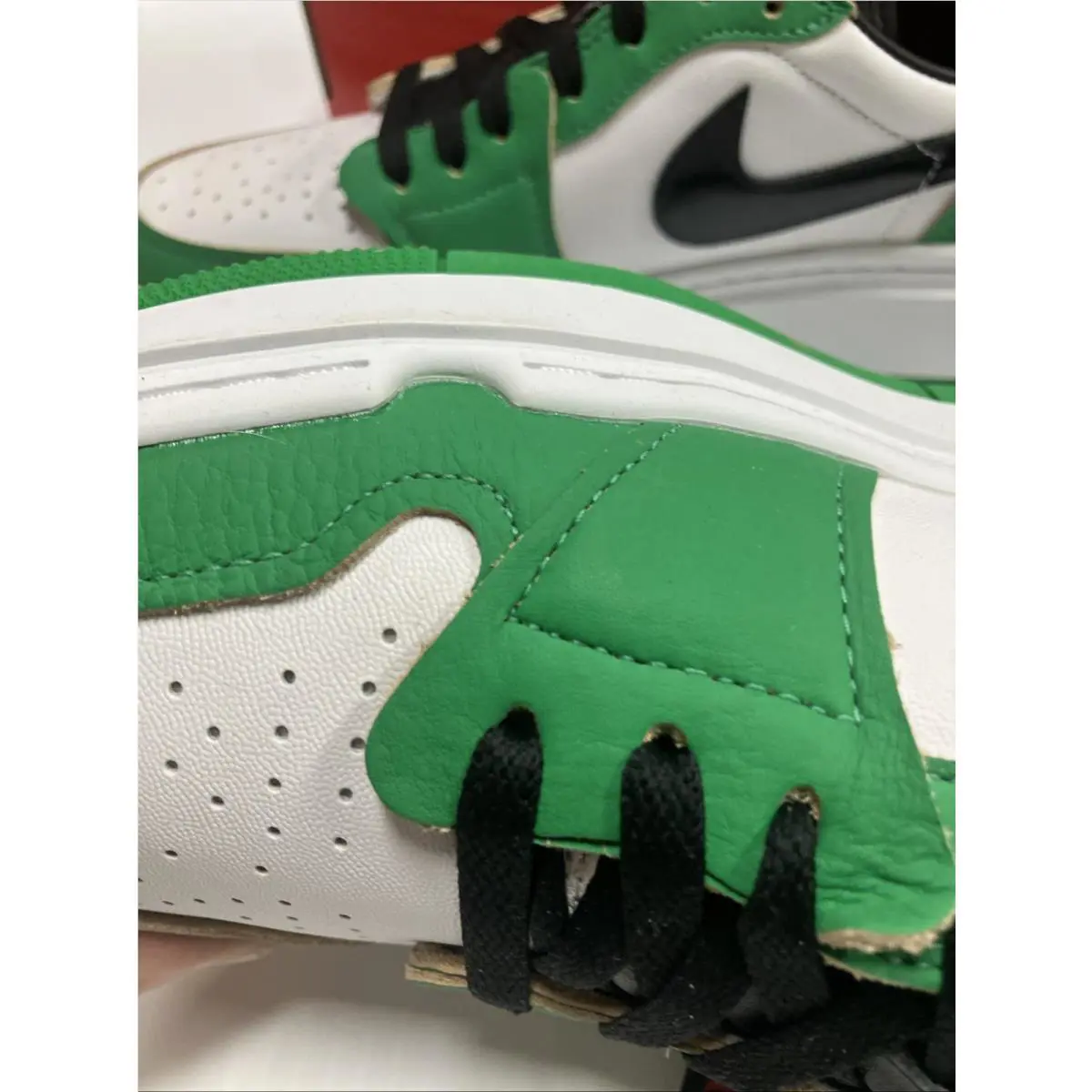 Nike shoes - Air Jordan 1 Elevate Low - DQ8394-301 - Green/White/Black 5