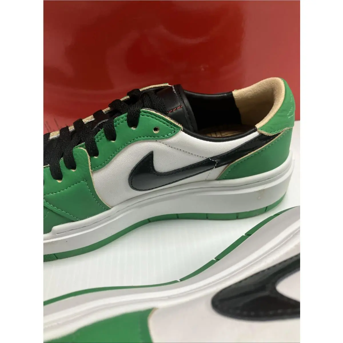 Nike shoes - Air Jordan 1 Elevate Low - DQ8394-301 - Green/White/Black 6