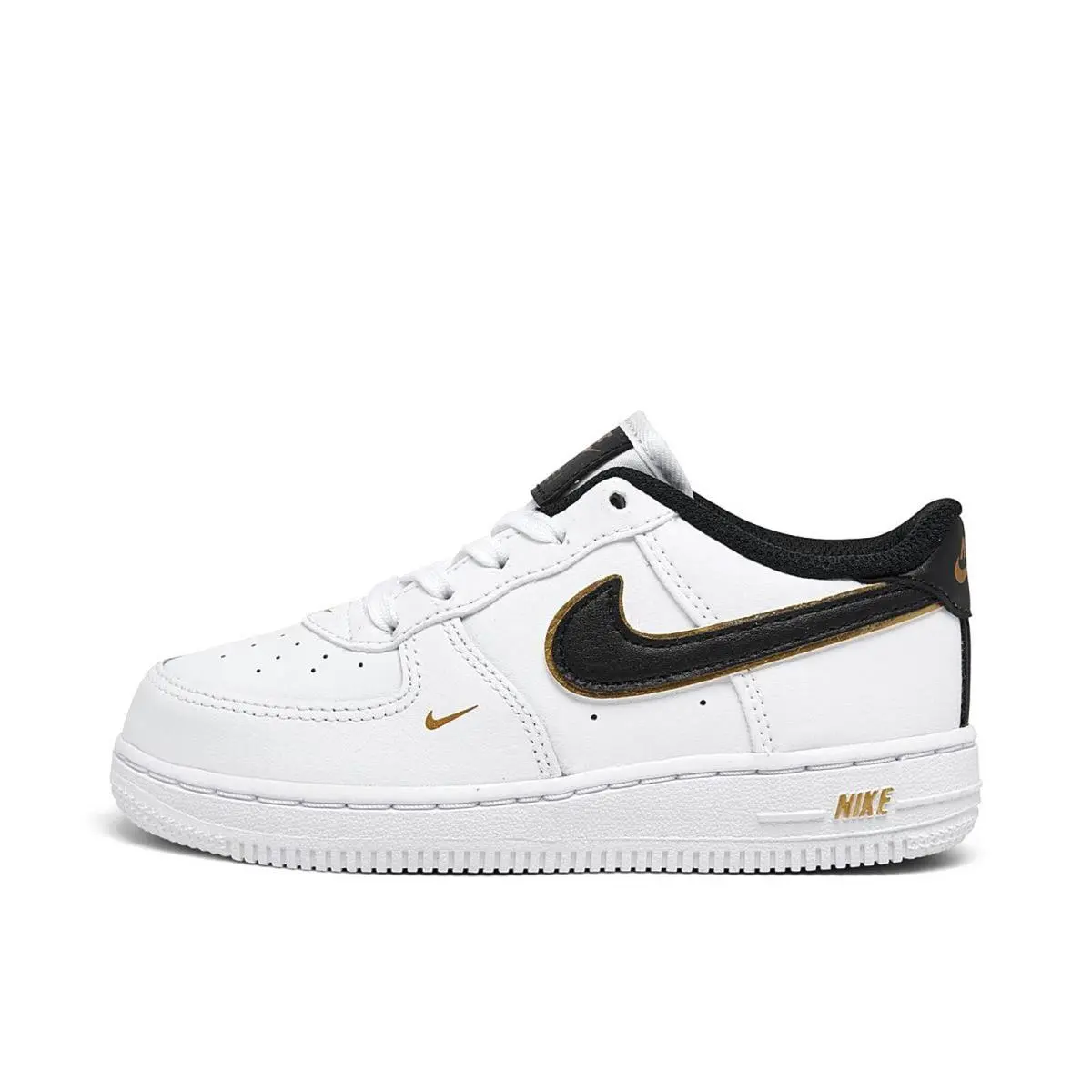 Toddler`s Nike Force 1 LV8 White/black-metallic Gold DM3387 100 - 6