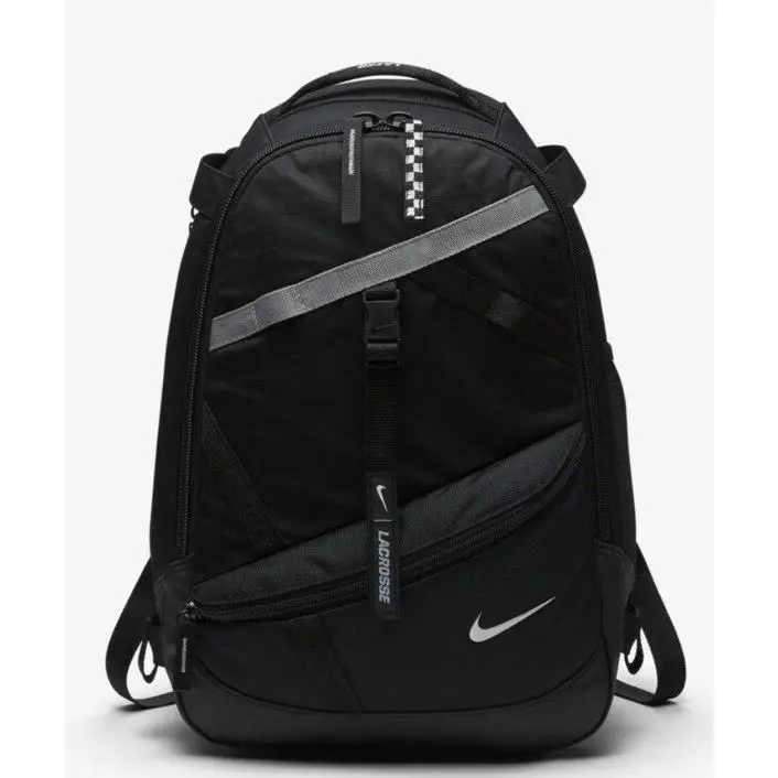 Nike Lacrosse Max Air Lazer Medium Backpack Bag Black/silver Rare