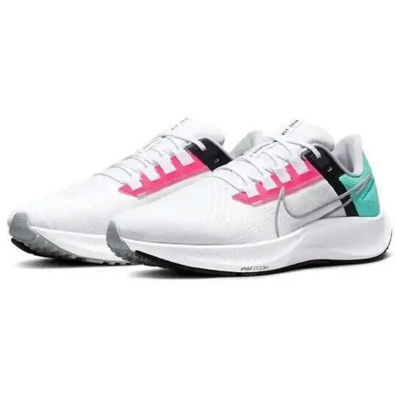 Nike shoes - Nike Air Zoom Pegasus 38 - CW7356-102 - White/Wolf Grey-Hyper Pink (UPC: 194958706074) 0