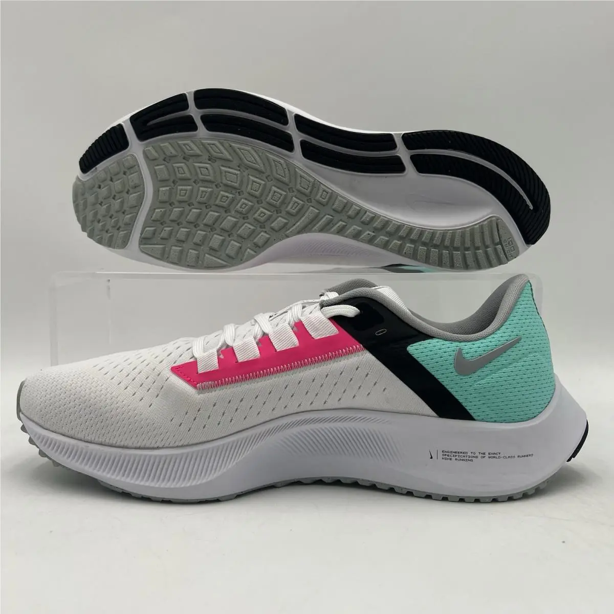 Nike shoes - Nike Air Zoom Pegasus 38 - CW7356-102 - White/Wolf Grey-Hyper Pink (UPC: 194958706074) 2