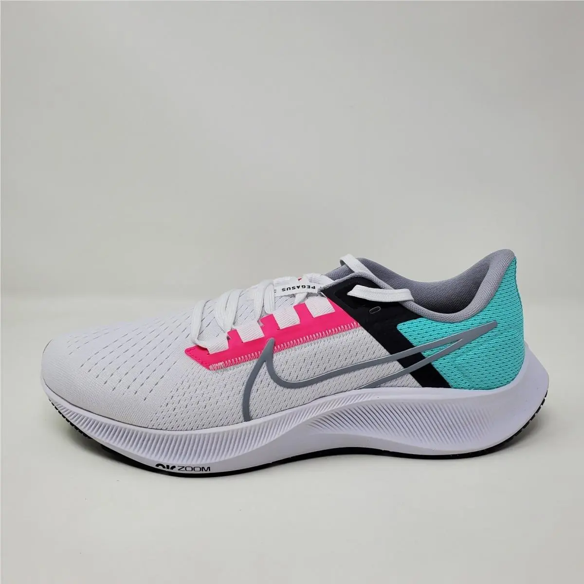Nike shoes - Nike Air Zoom Pegasus 38 - CW7356-102 - White/Wolf Grey-Hyper Pink (UPC: 194958706074) 3