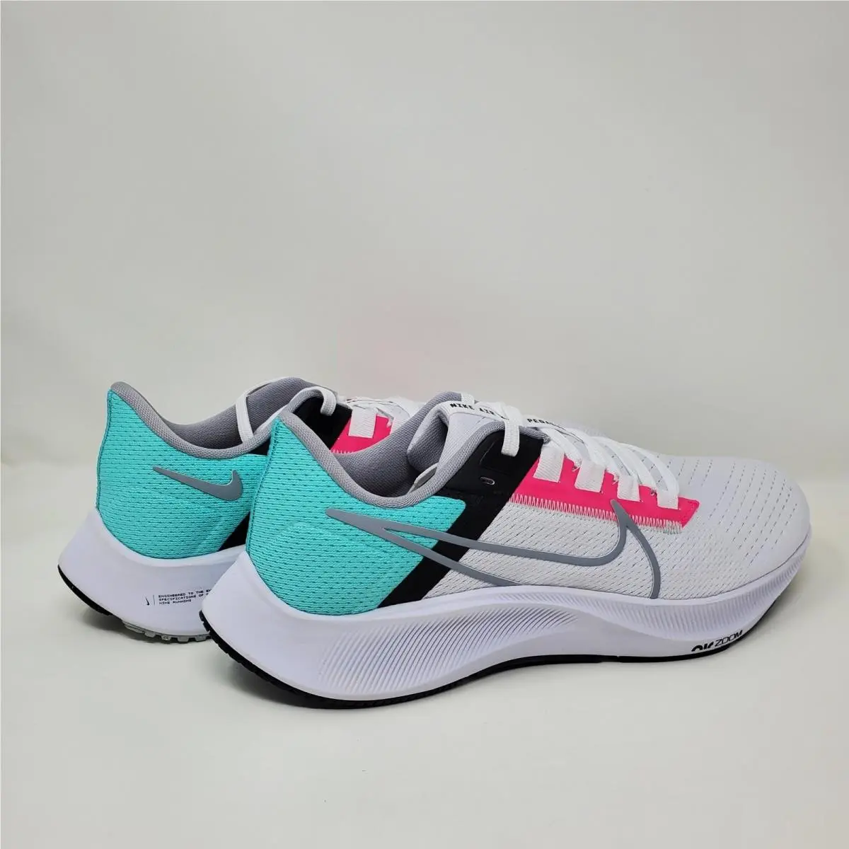 Nike shoes - Nike Air Zoom Pegasus 38 - CW7356-102 - White/Wolf Grey-Hyper Pink (UPC: 194958706074) 5