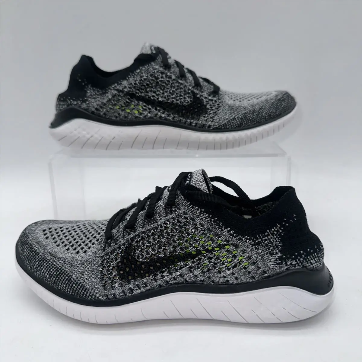 Nike Size 7 Women’s Free RN Flyknit 2018 942839 101 - Gray