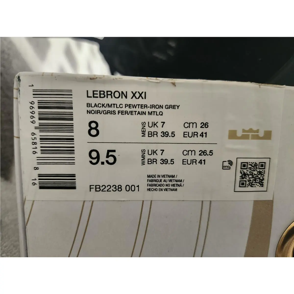 Nike shoes - Nike LeBron 21 - LeBron - FB2238-001 - Multicolor (UPC: 196969658205) 7