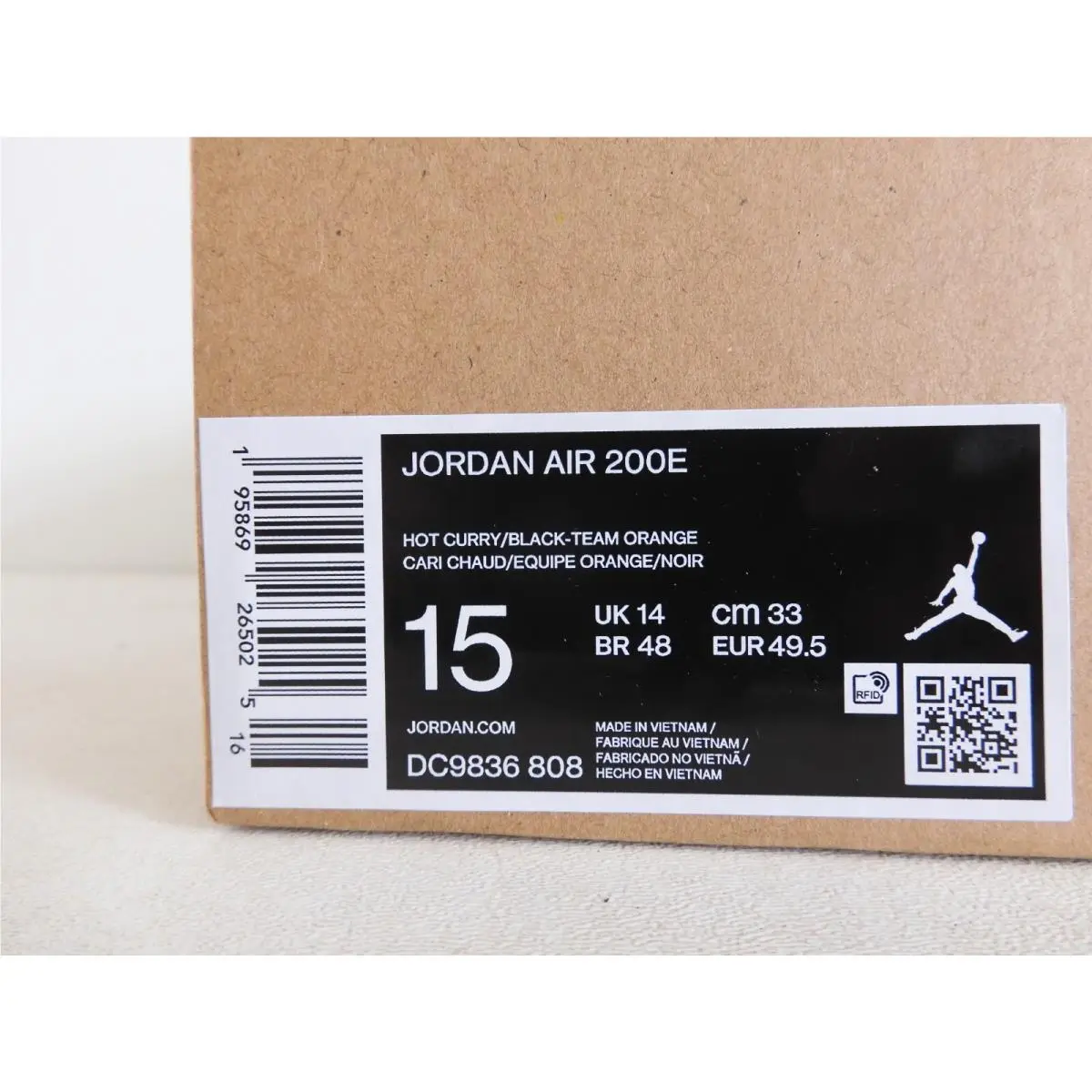 Nike shoes - Jordan Air 200E - Air - DC9836-808 - Black (UPC: 195869265025) 3