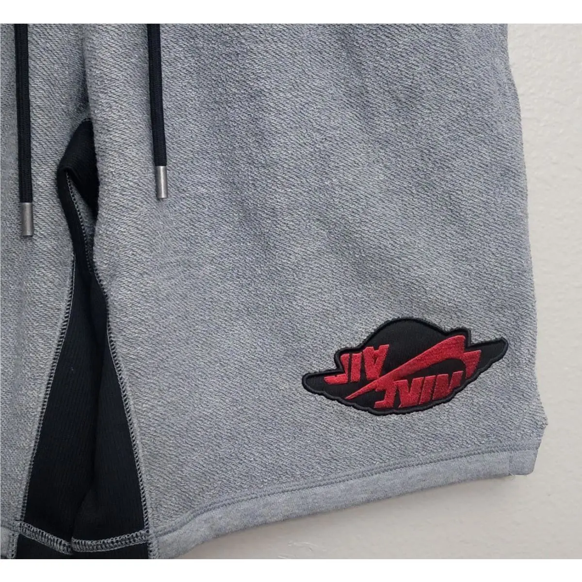 Nike clothing - Jordan Wings Classic Fleece Shorts - BQ8645 - Grey Heather (UPC: 193146060165) 2