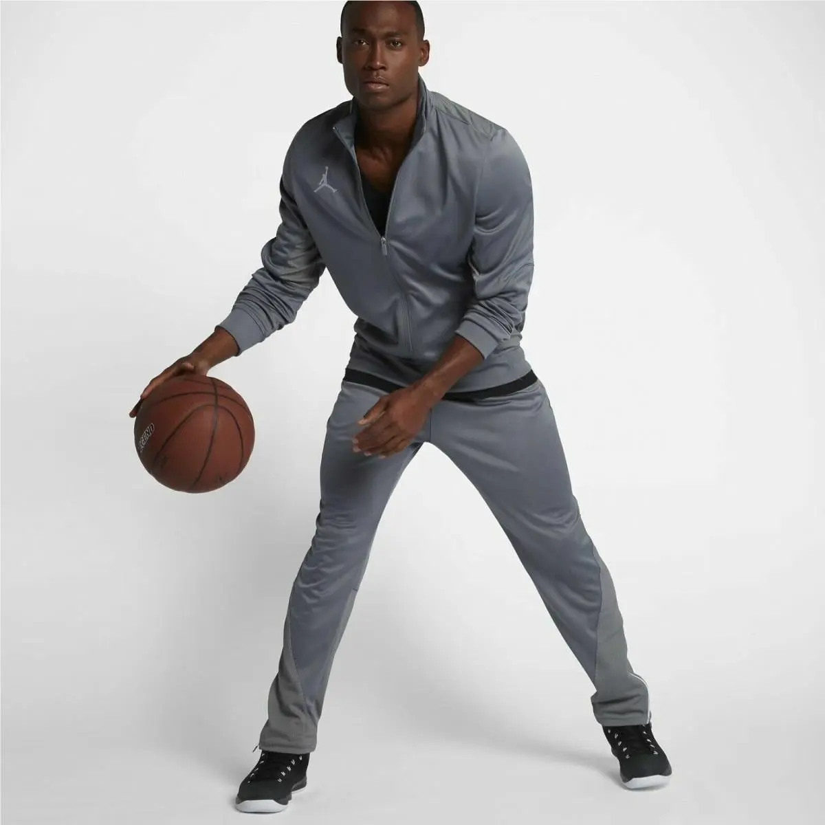 Nike clothing - Nike Dri-Fit - Cool Gray/ Team White (UPC: 884500038547) 2