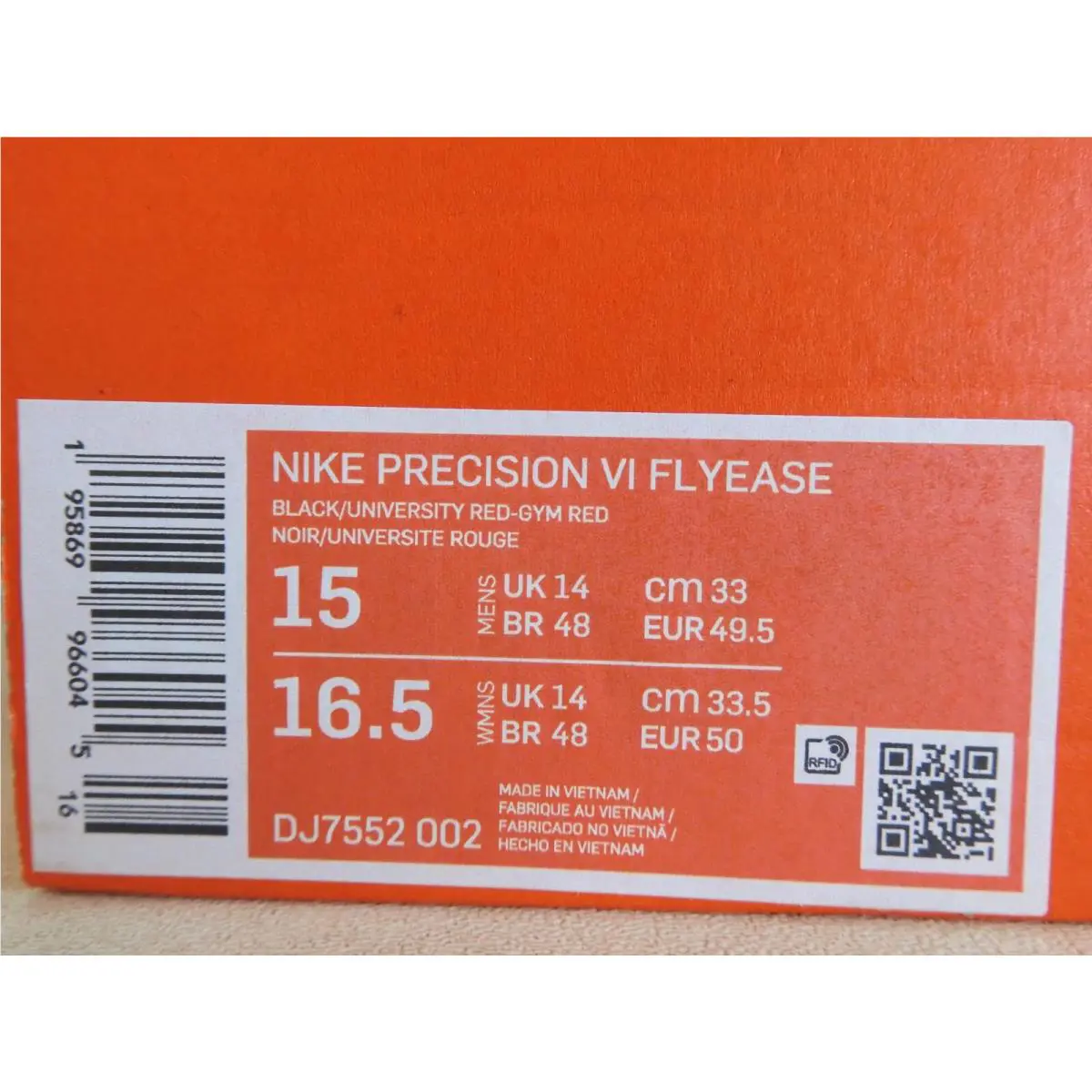 Nike shoes - Nike Precision VI - Precision - DJ7552-002 - Black (UPC: 195869966045) 3