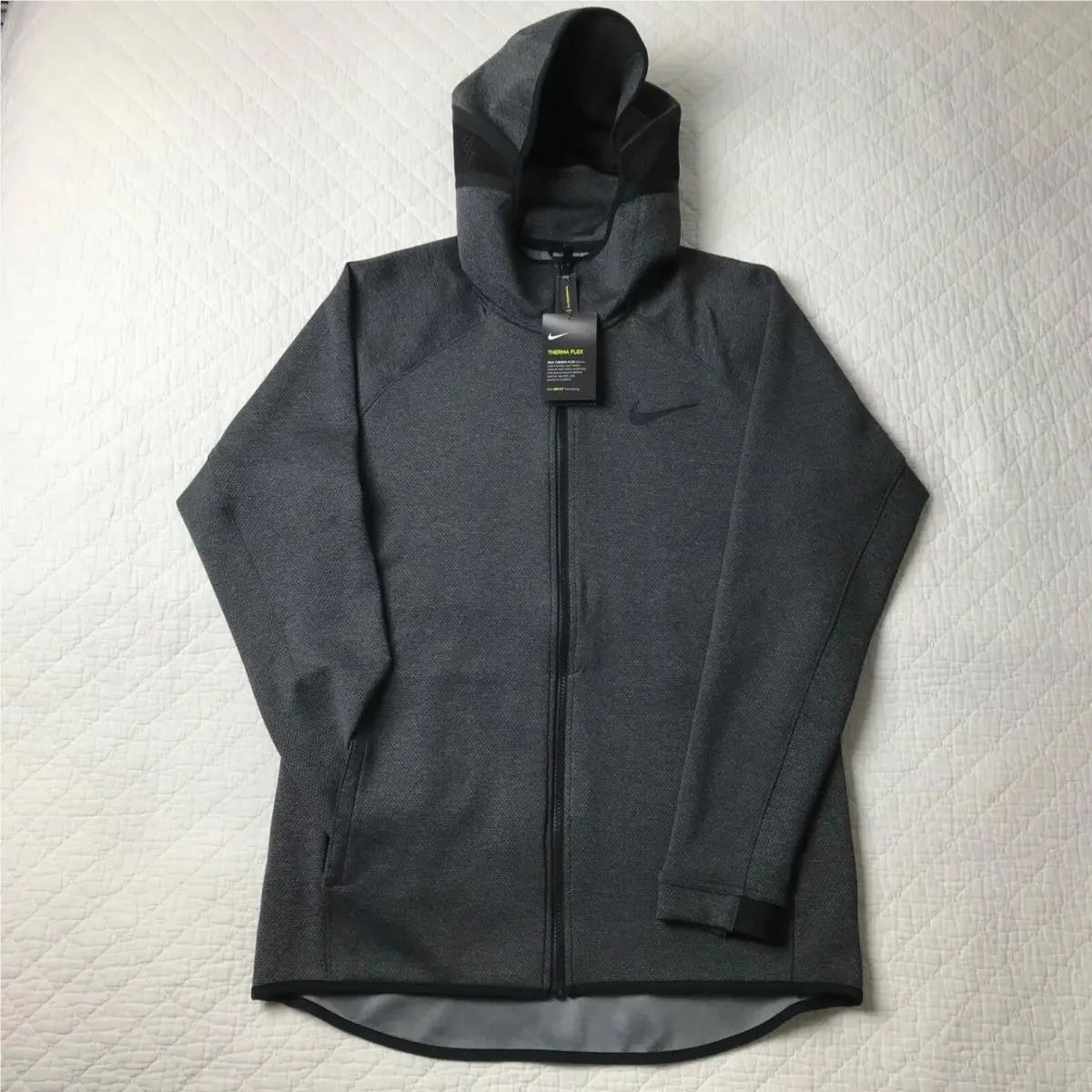 Nike clothing - Nike Therma Flex Showtime - Therma Flex Showtime - AT3263-010 - Black Heather/Anthracite/Black Heather 0