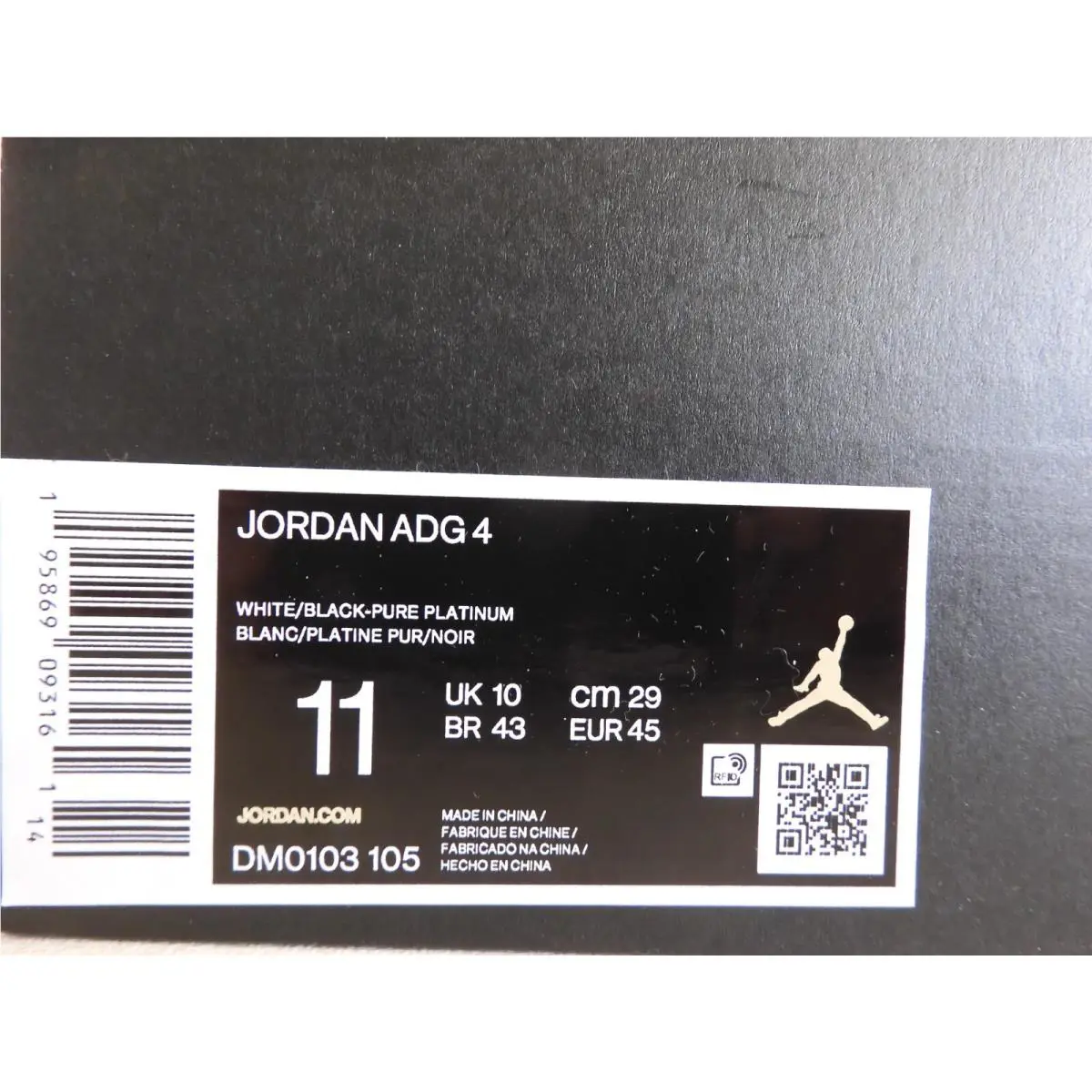 Nike shoes - Jordan ADG - ADG - DM0103 105 - White (UPC: 195869093161) 3