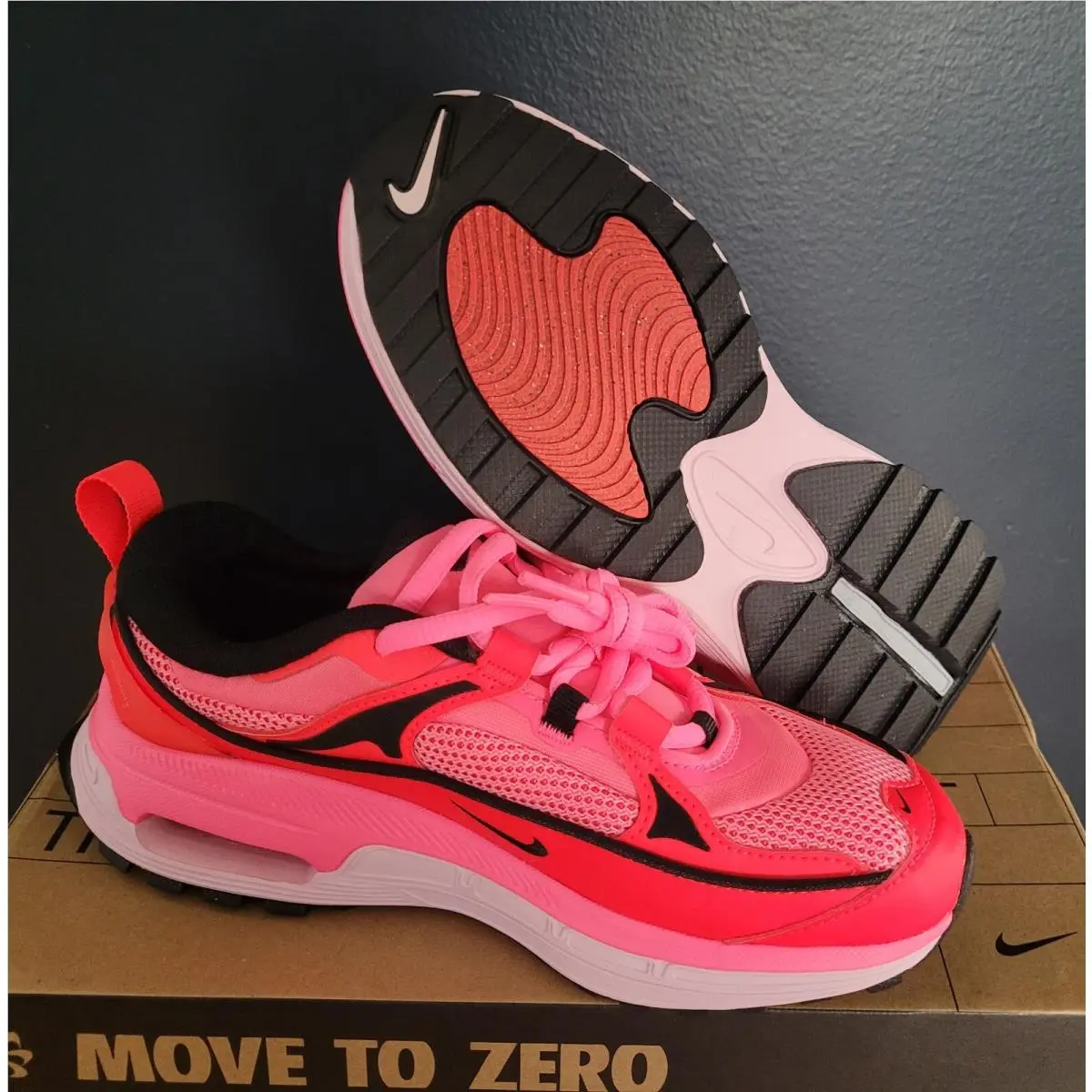 Nike shoes - Nike Air Max Bliss - Air Max Bliss - DH5128 600 - Laser Pink/White/Solar Red (UPC: 195869221786) 2