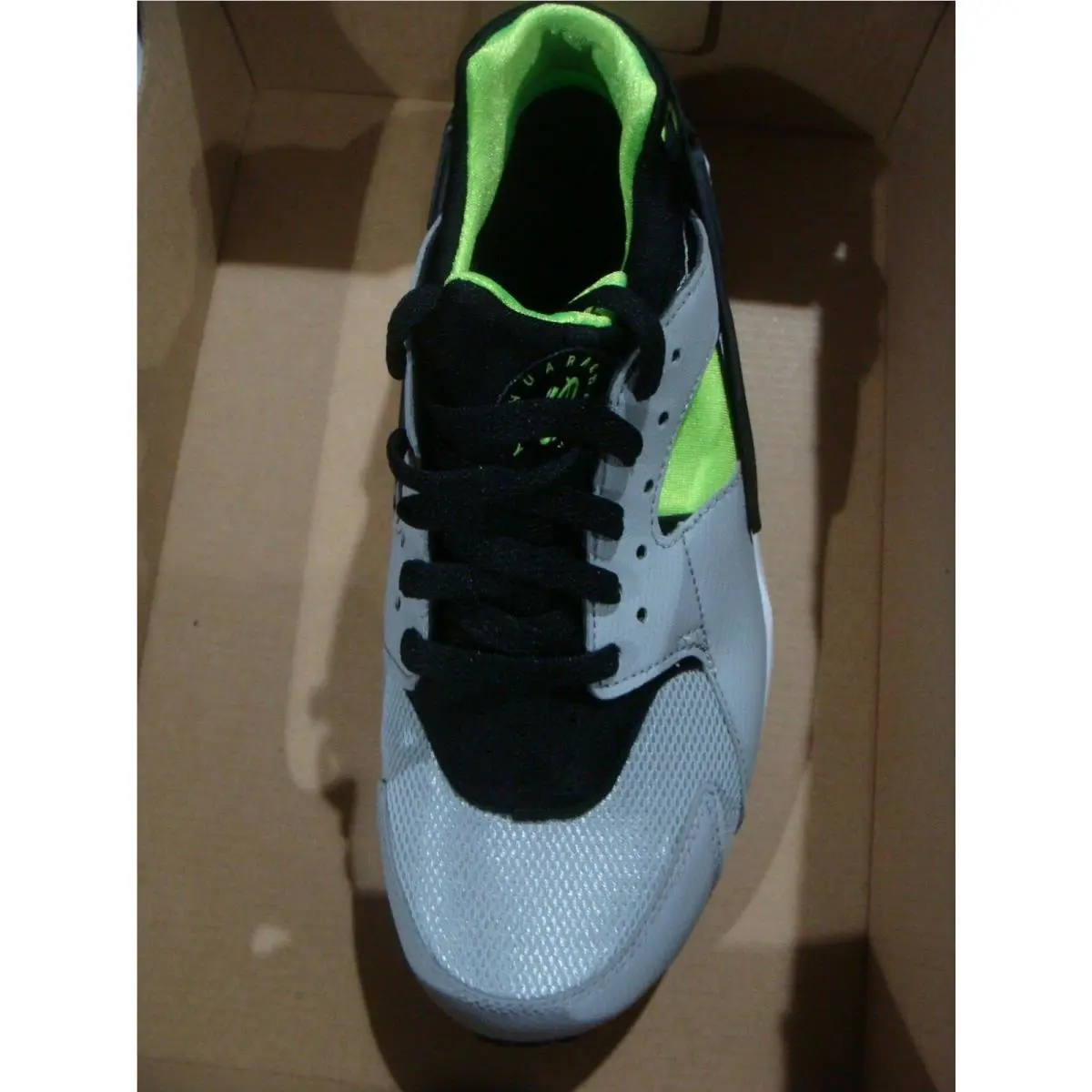 Nike shoes - WOLF GREY/BLACK ELECTRIC GREEN 2