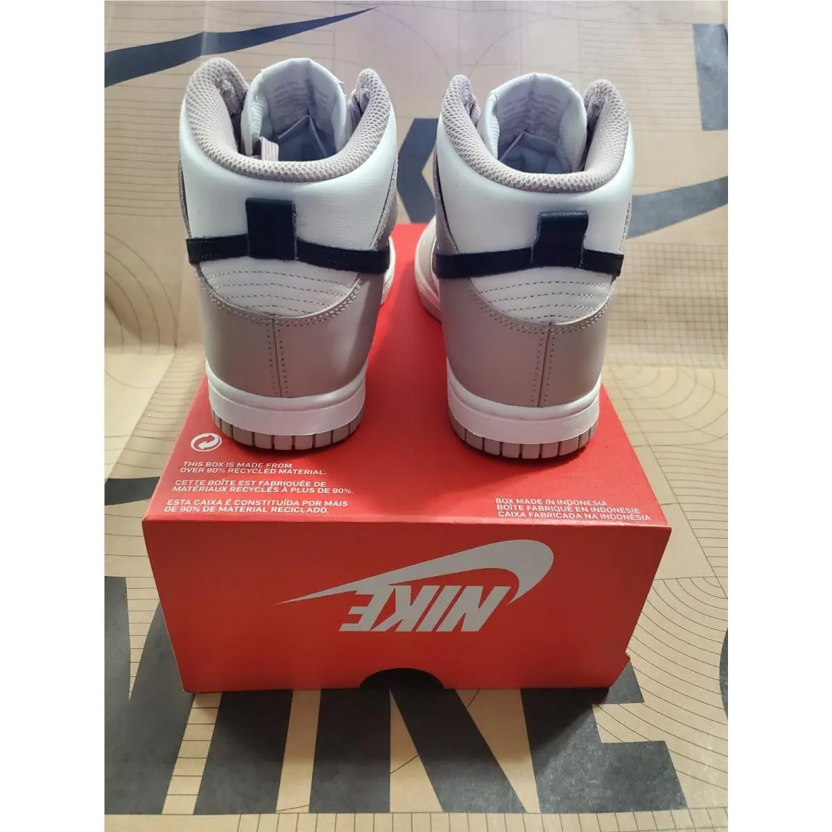 Nike shoes - Nike Dunk High - Dunk High - DD1869-200 - Fossil Stone Black Sail 2