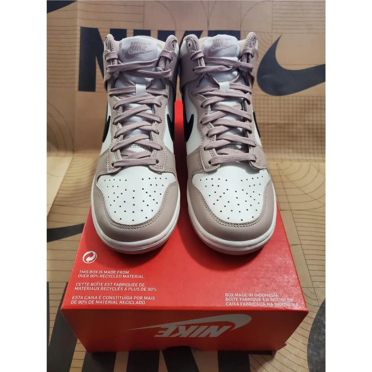 Nike shoes - Nike Dunk High - Dunk High - DD1869-200 - Fossil Stone Black Sail 3