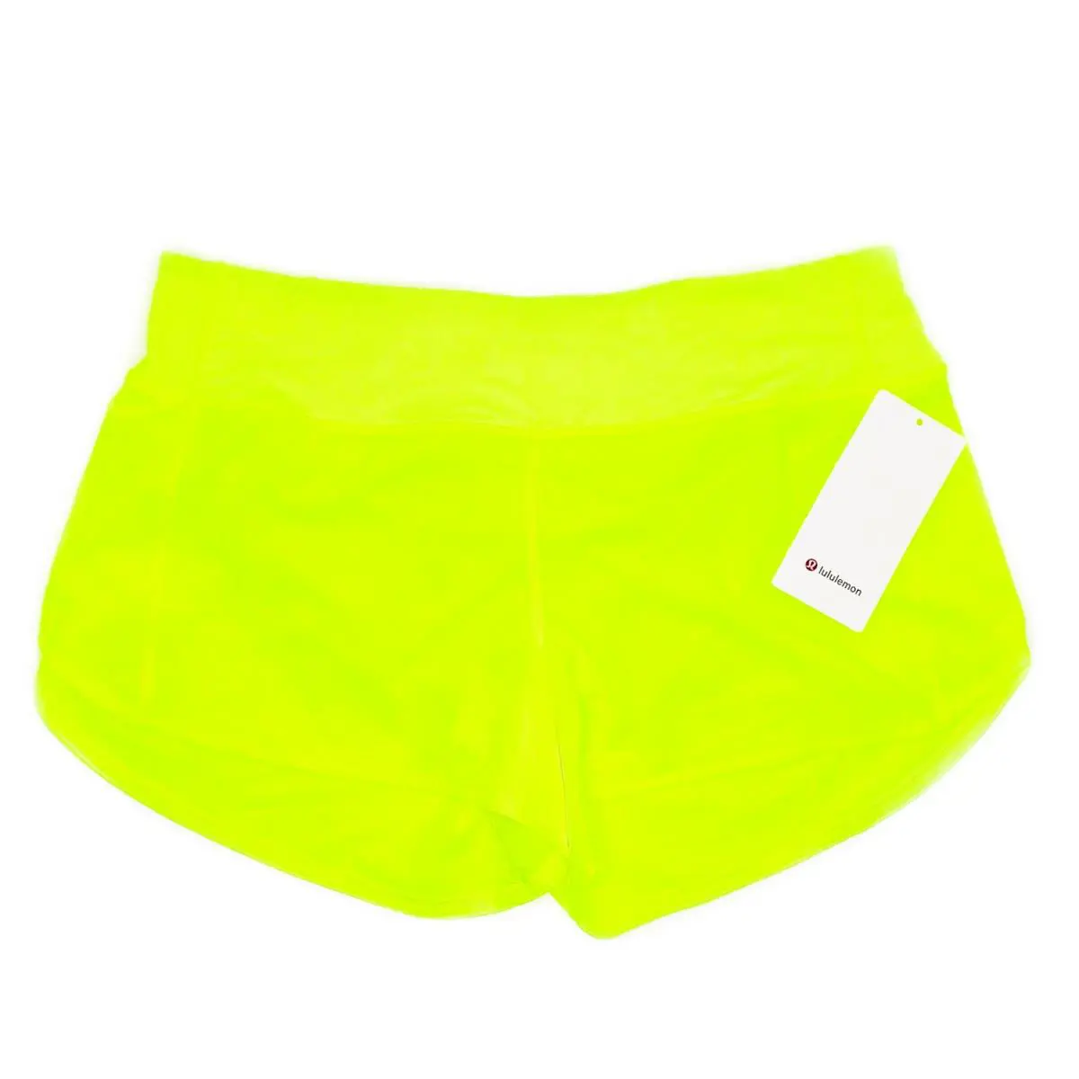 Lululemon Speed Up Medium Rise Short 4 Tall Lined Highlight Yellow Size 10