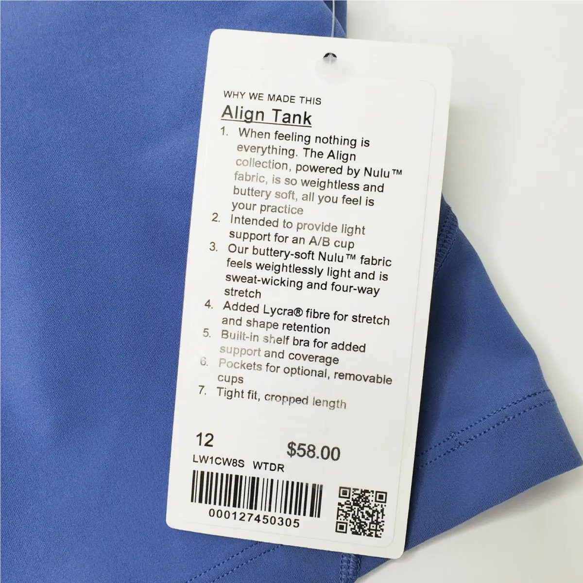Lululemon clothing - Lululemon Align Tank - Align Tank - Blue 6