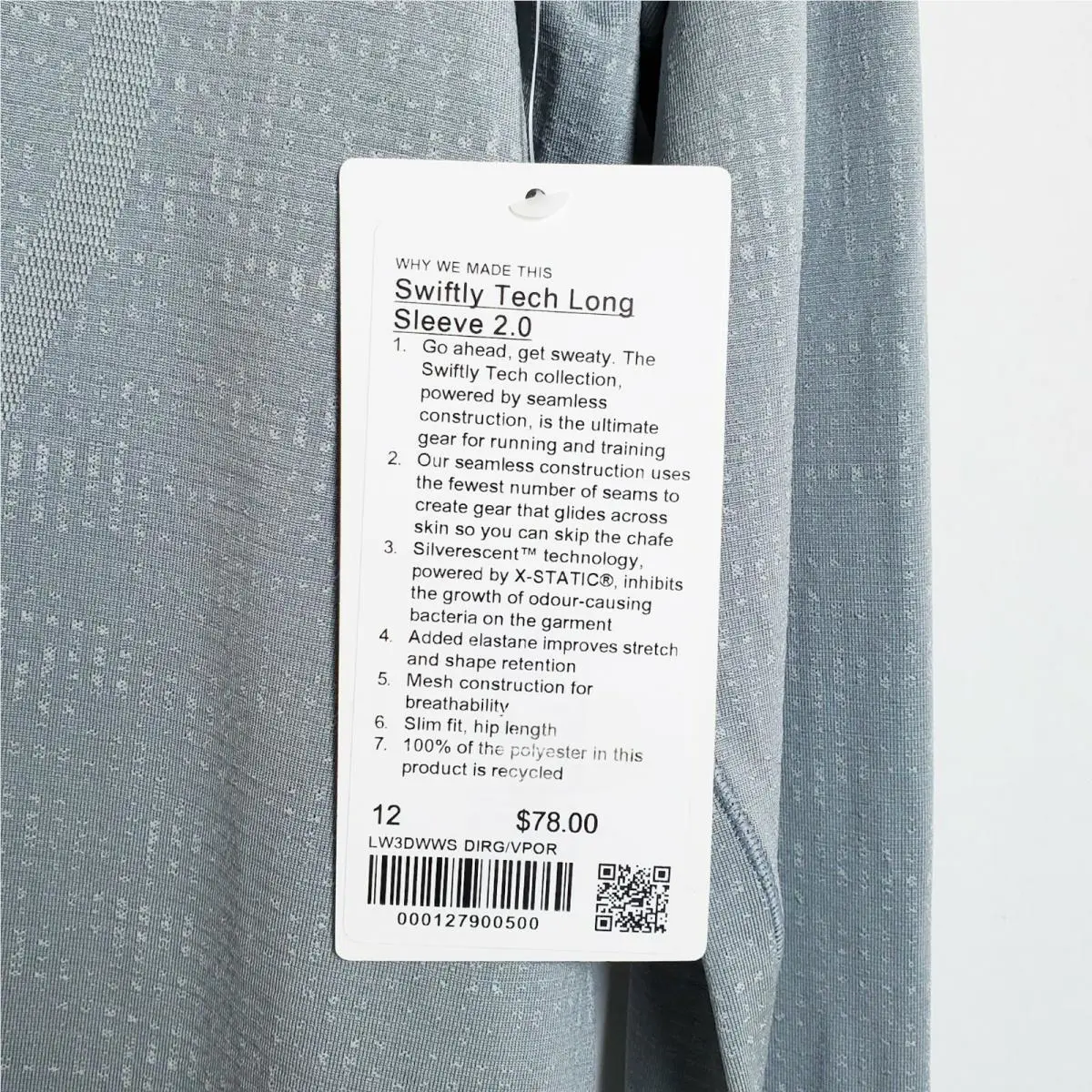 Lululemon clothing - Lululemon Swiftly Tech - Swiftly Tech - Gray 5
