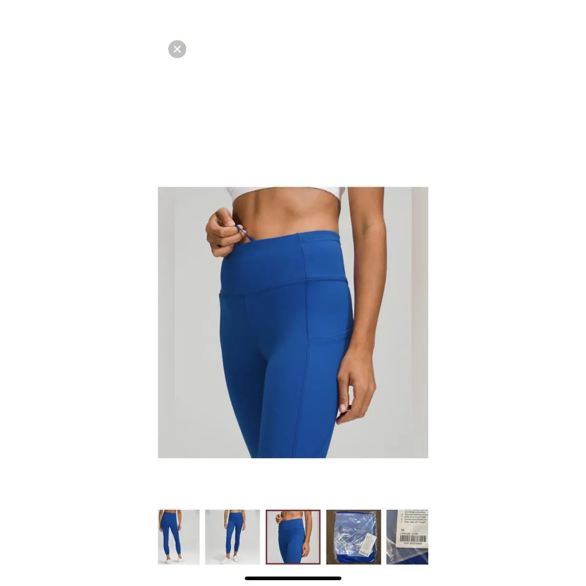 Lululemon clothing - Blue 2