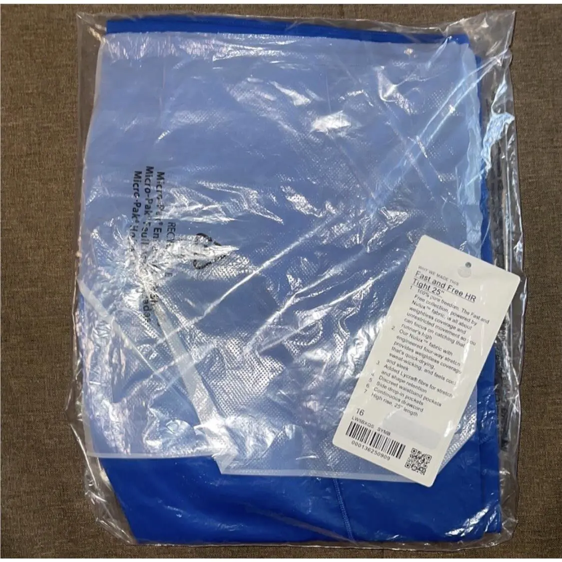 Lululemon clothing - Blue 3