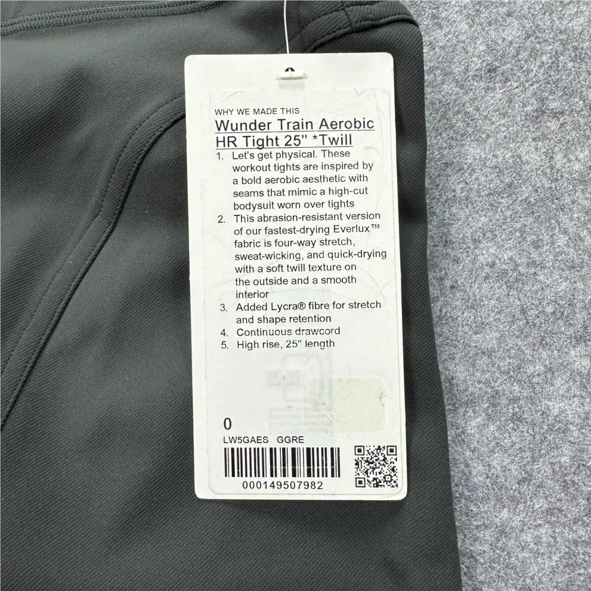 Lululemon clothing - Gray 7