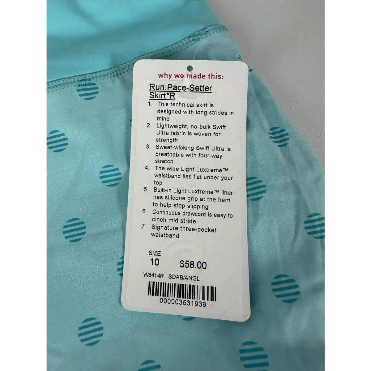 Lululemon clothing - Blue 1
