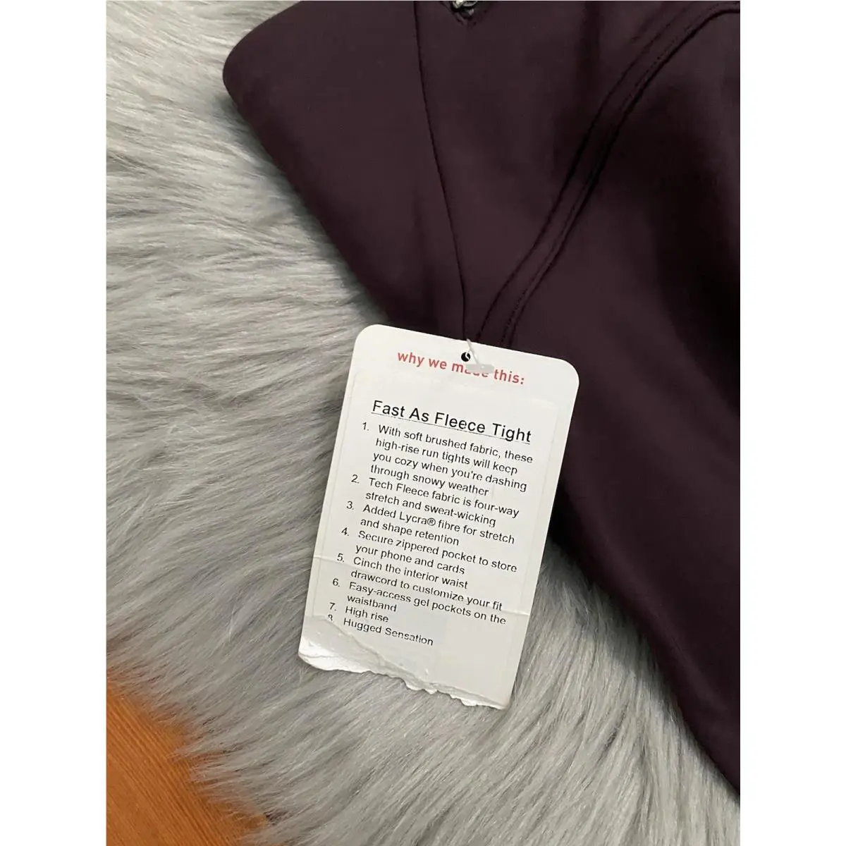 Lululemon clothing - Black Cherry Maroon Red 1