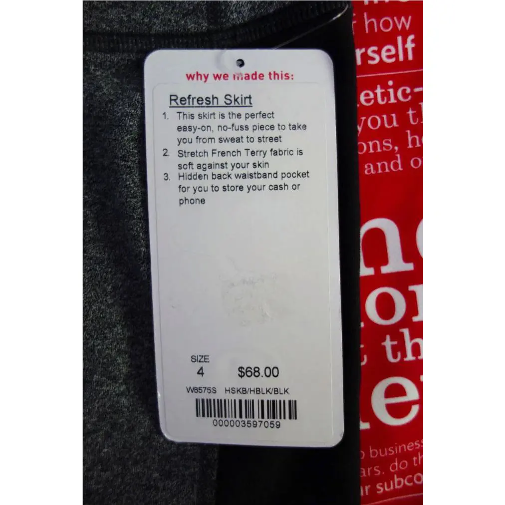 Lululemon clothing - Black Grey 2