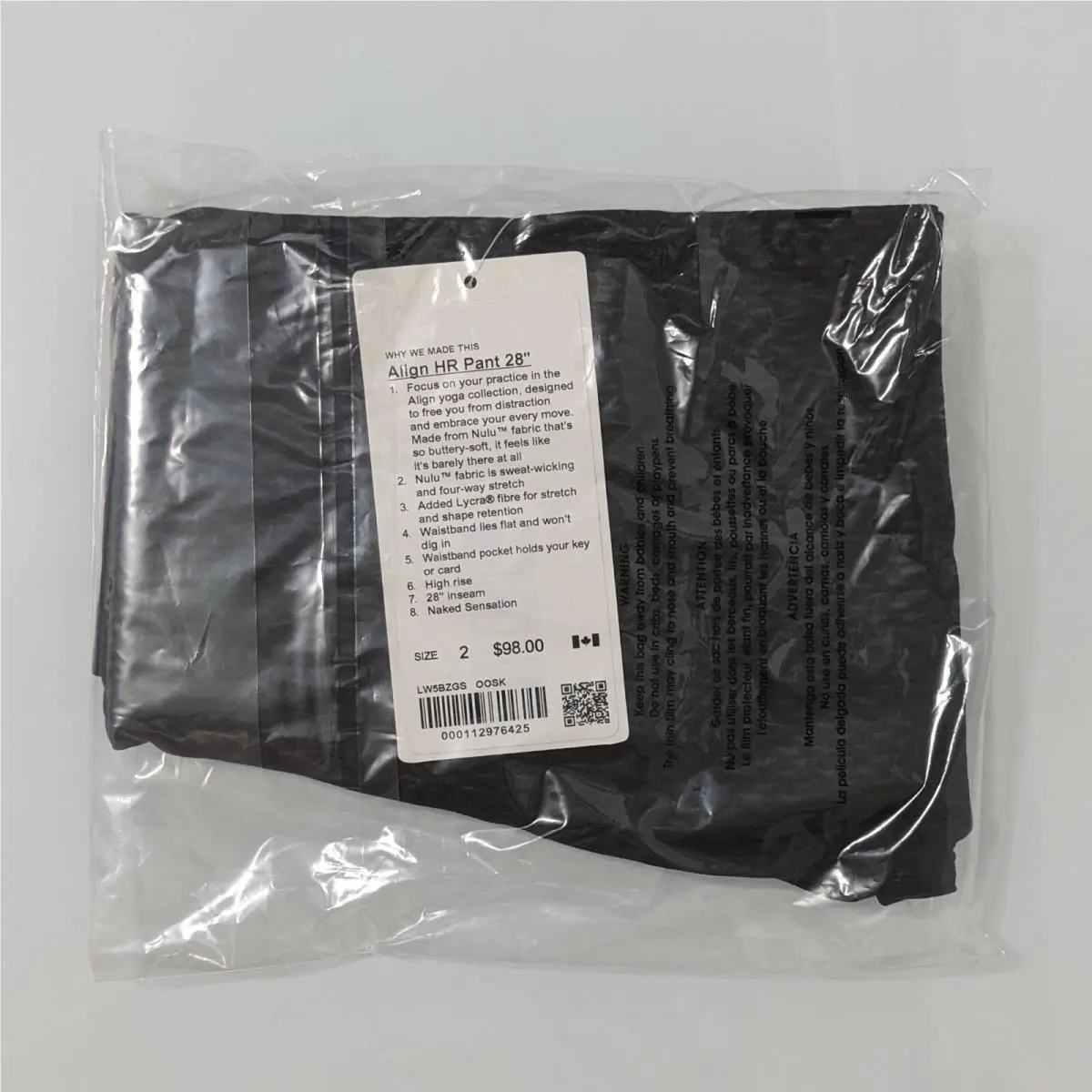 Lululemon clothing - Black 1