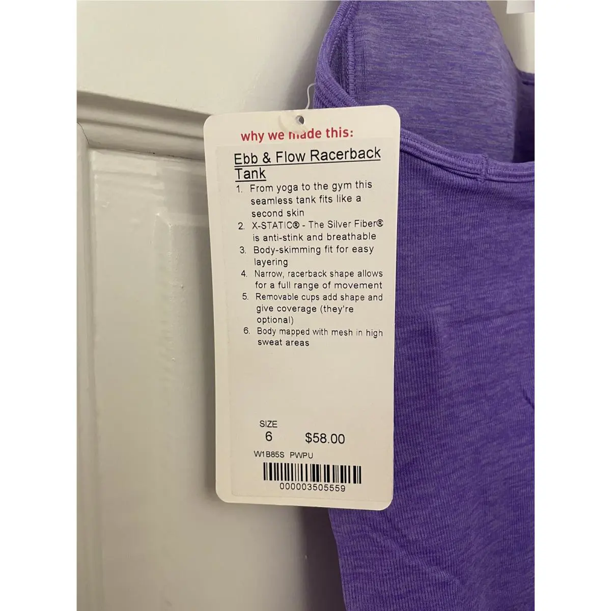 Lululemon clothing - Purple 2