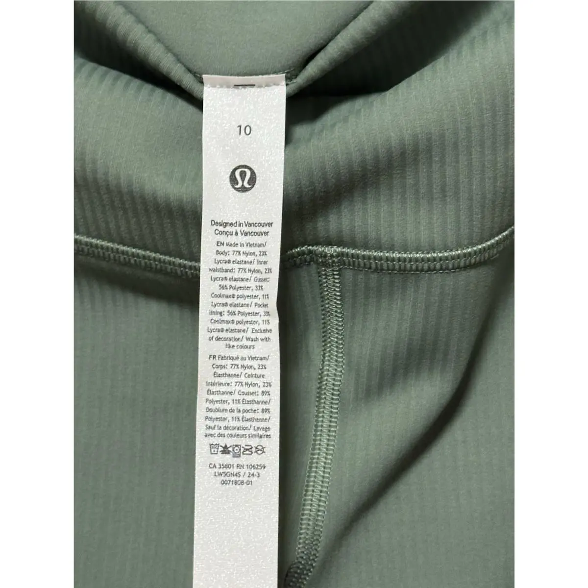 Lululemon clothing - Green 2