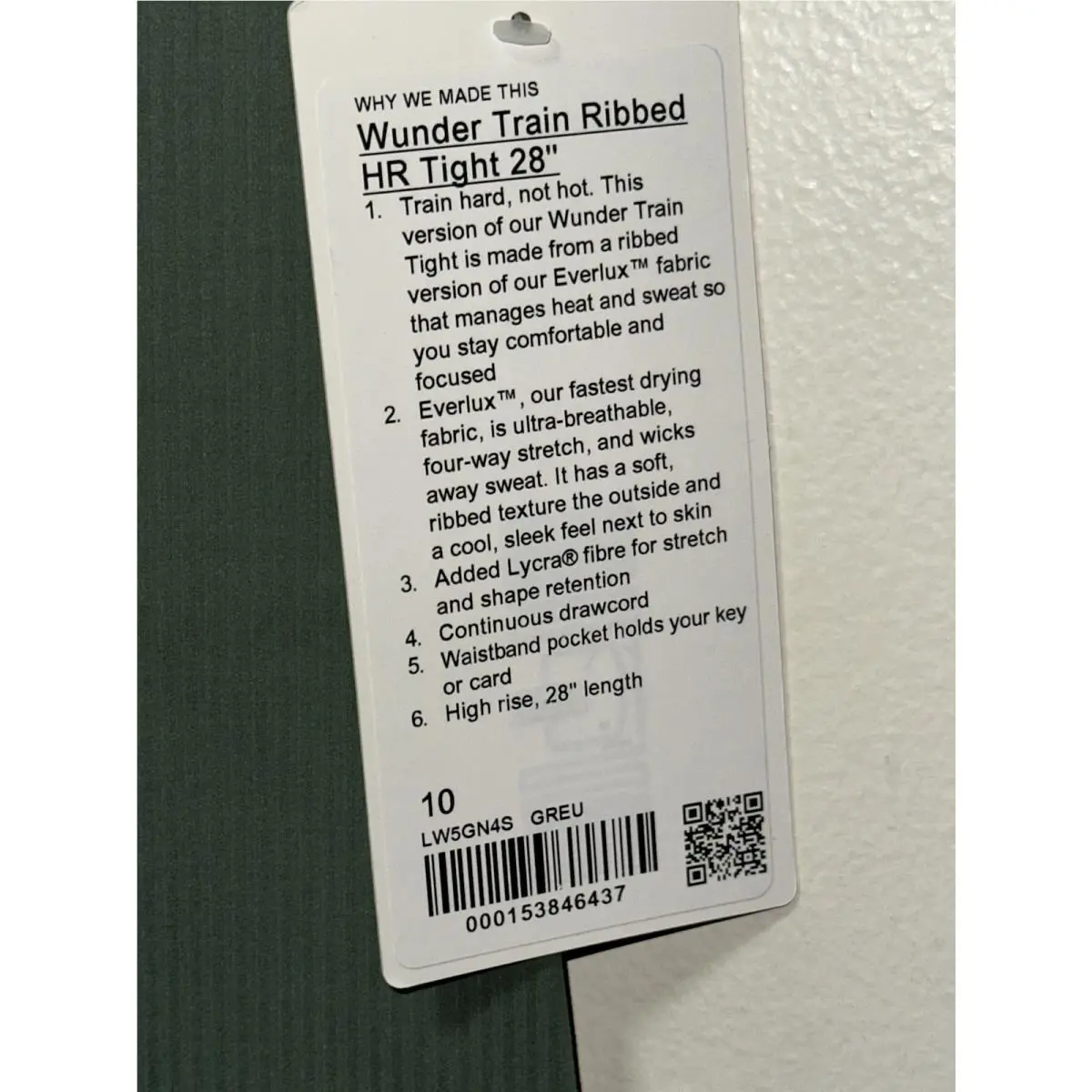 Lululemon clothing - Green 3