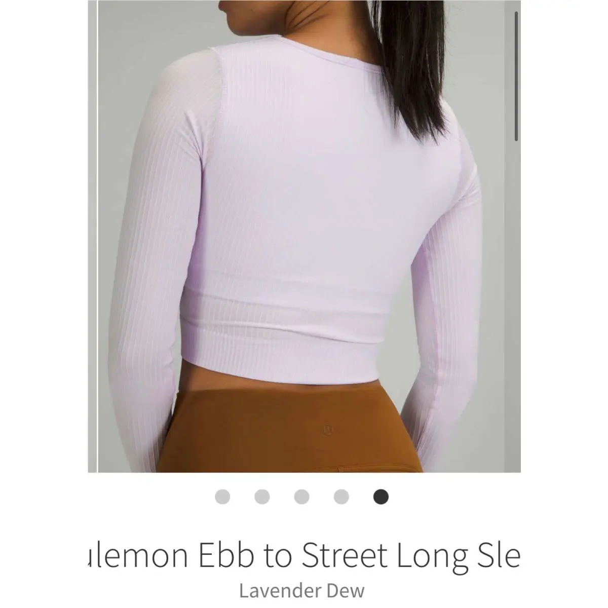 Lululemon clothing - Lululemon Ebb To Street Crop Top - Purple 2