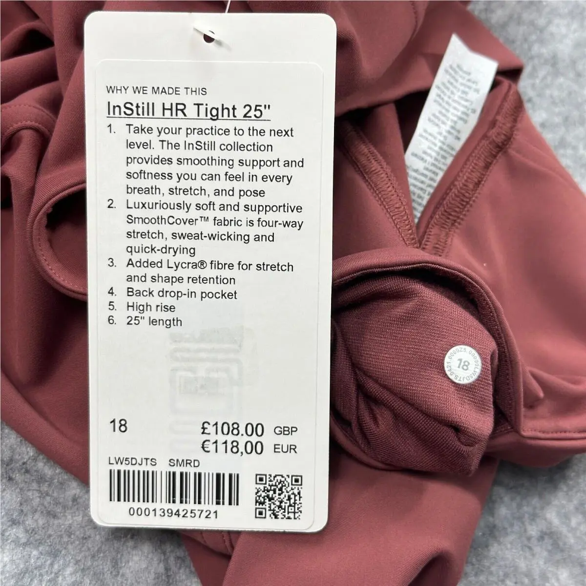 Lululemon clothing - Red 6